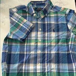 Boys Ralph Lauren Short Sleeve Button Down